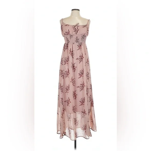 Ever After Floral Maxi Dress in Blush Pink - Picture 1 of 3